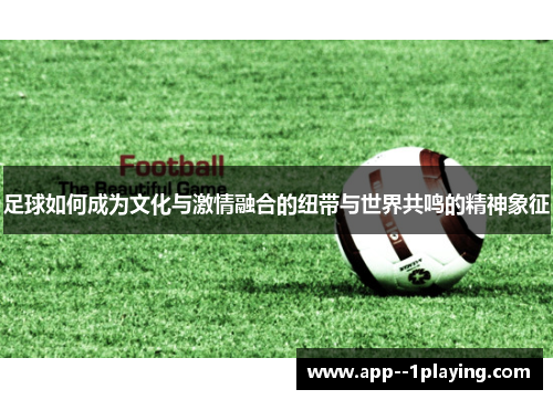 足球如何成为文化与激情融合的纽带与世界共鸣的精神象征